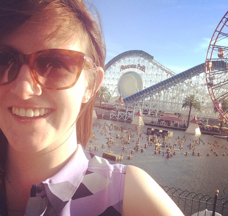 Kate at Disneyland